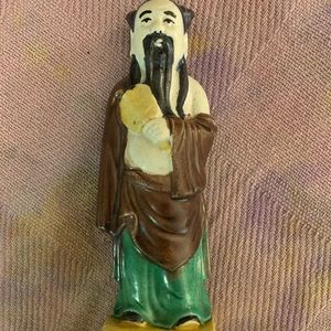 VINTAGE Japanese Man Statue